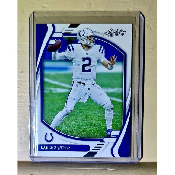 Carson Wentz 2021 Panini NFL Absolute Football #11 Card - Picture 1 of 2